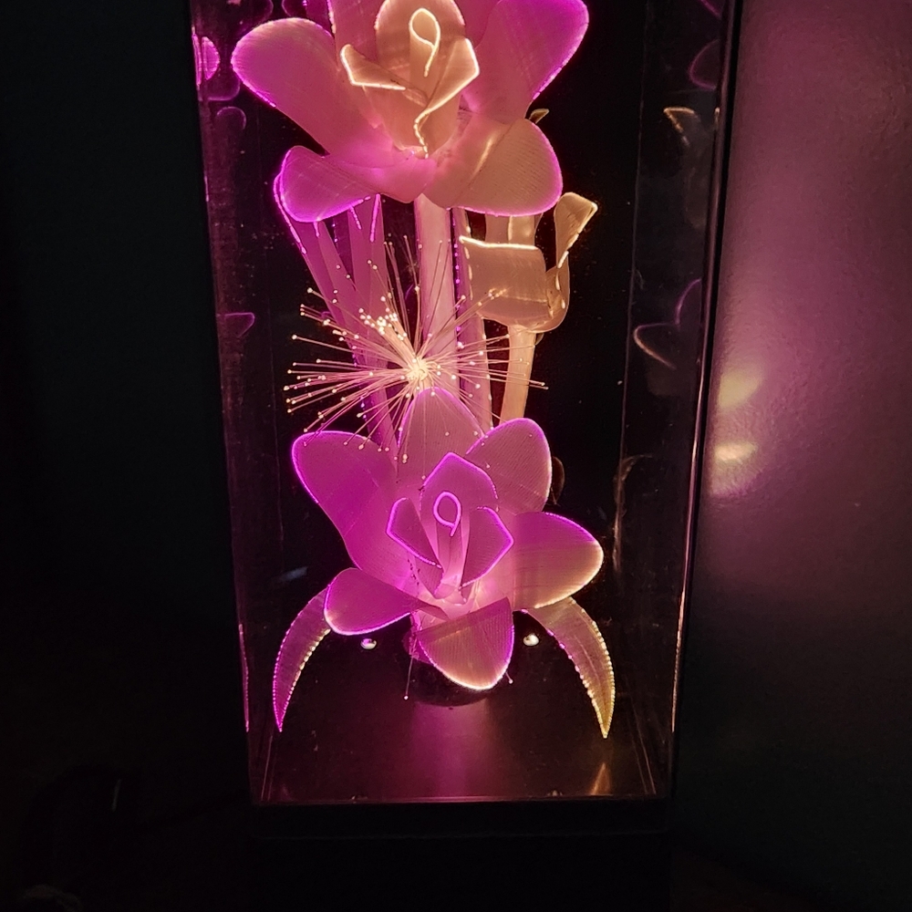Telesonic fiber optic flower lamp vintage retro 70s - Picture 2 of 5
